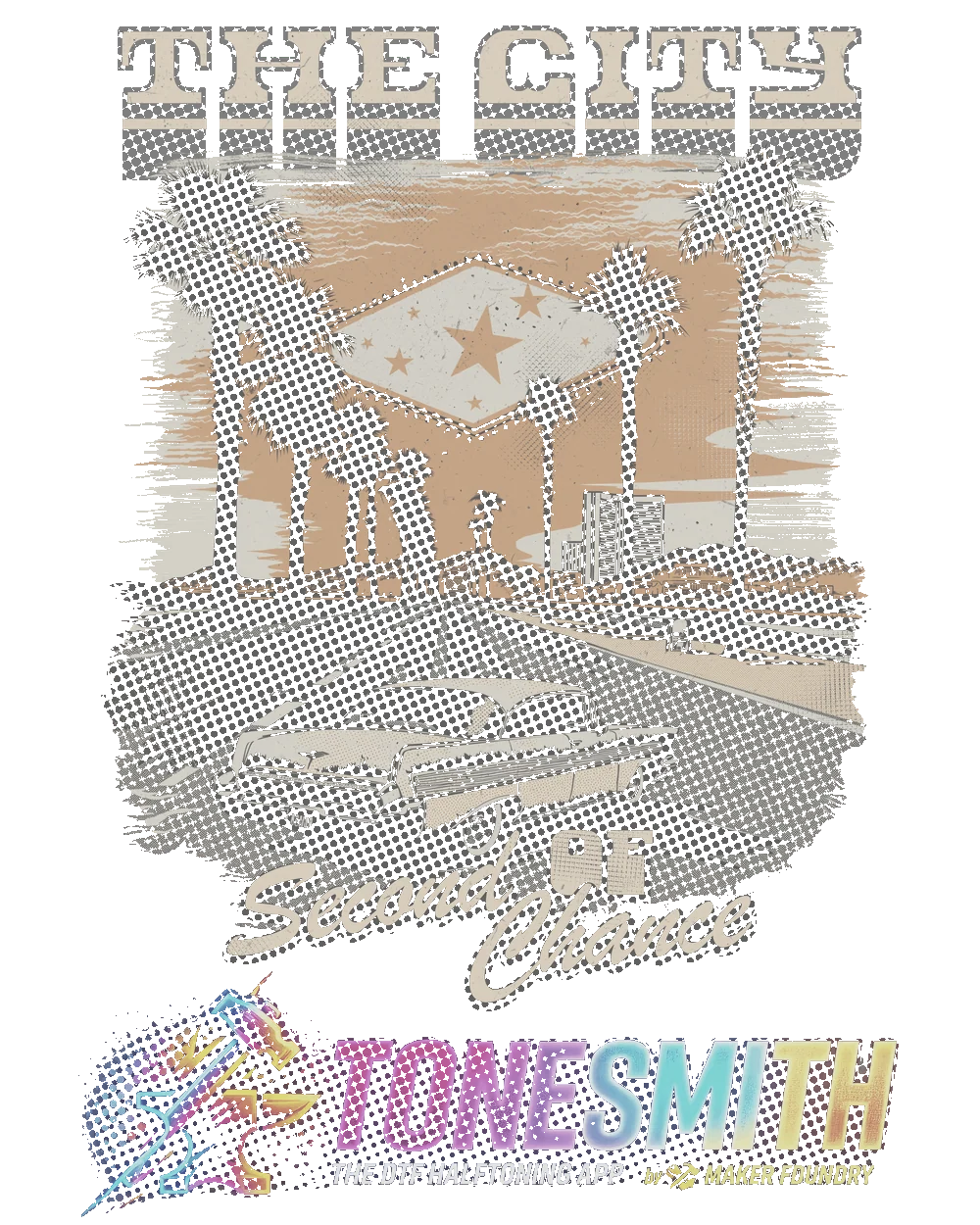 The design with the Throwback effect