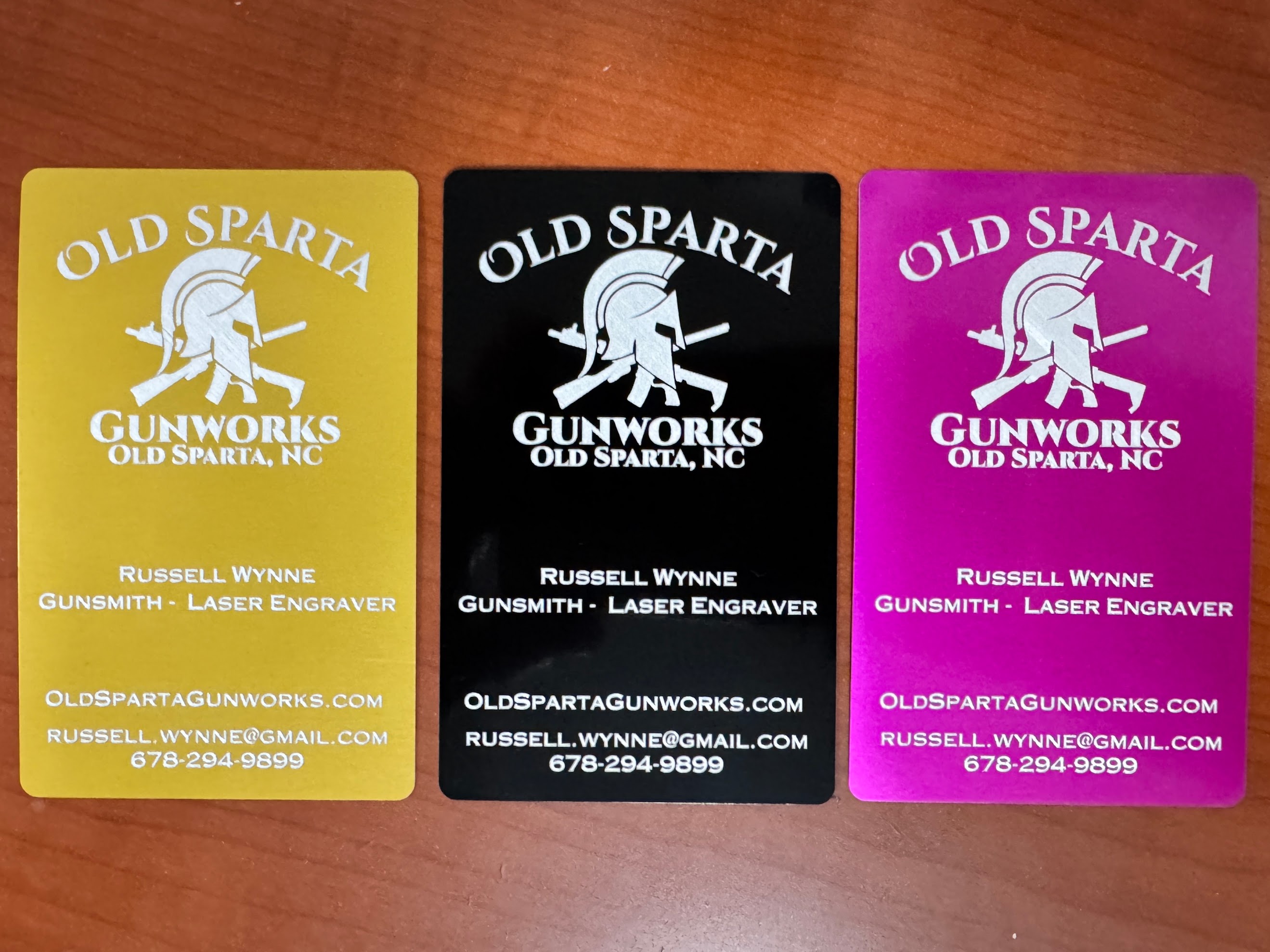 Aluminum Business Card
