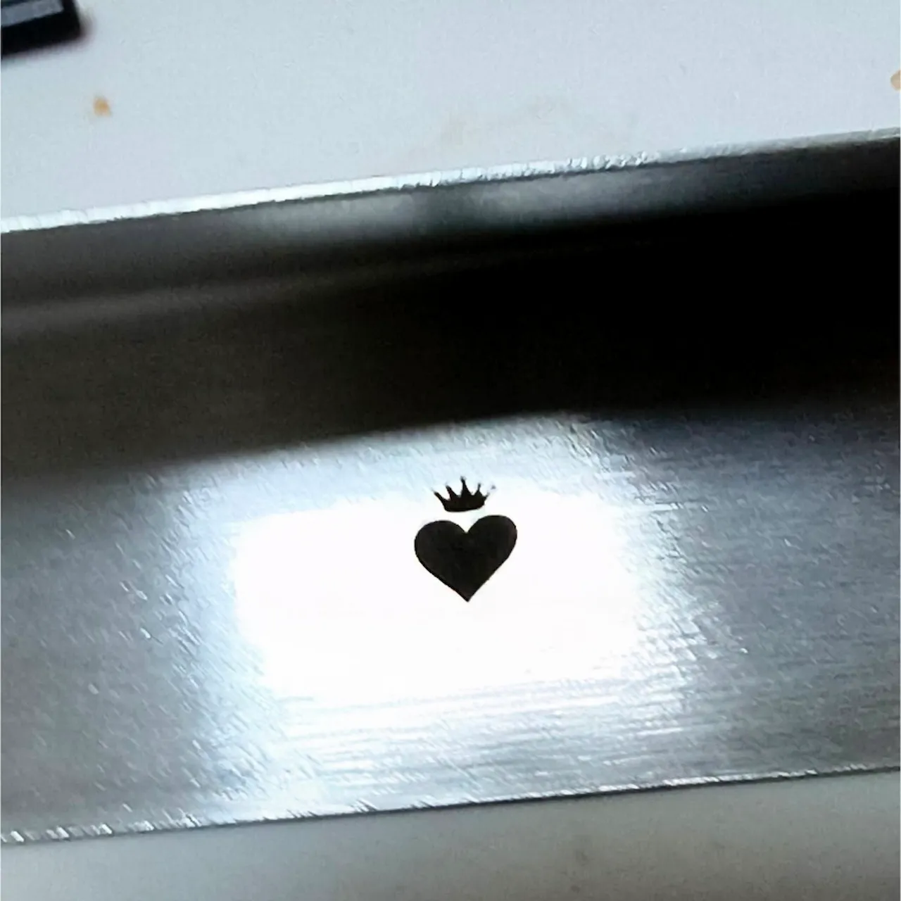 silver stainless steel sheet test grid