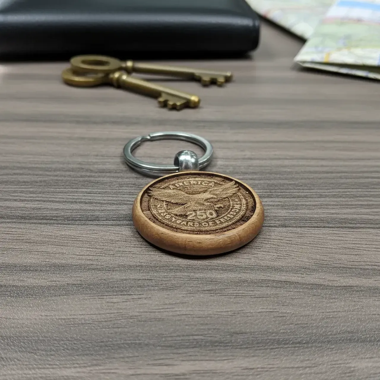 Wooden Keychain test grid