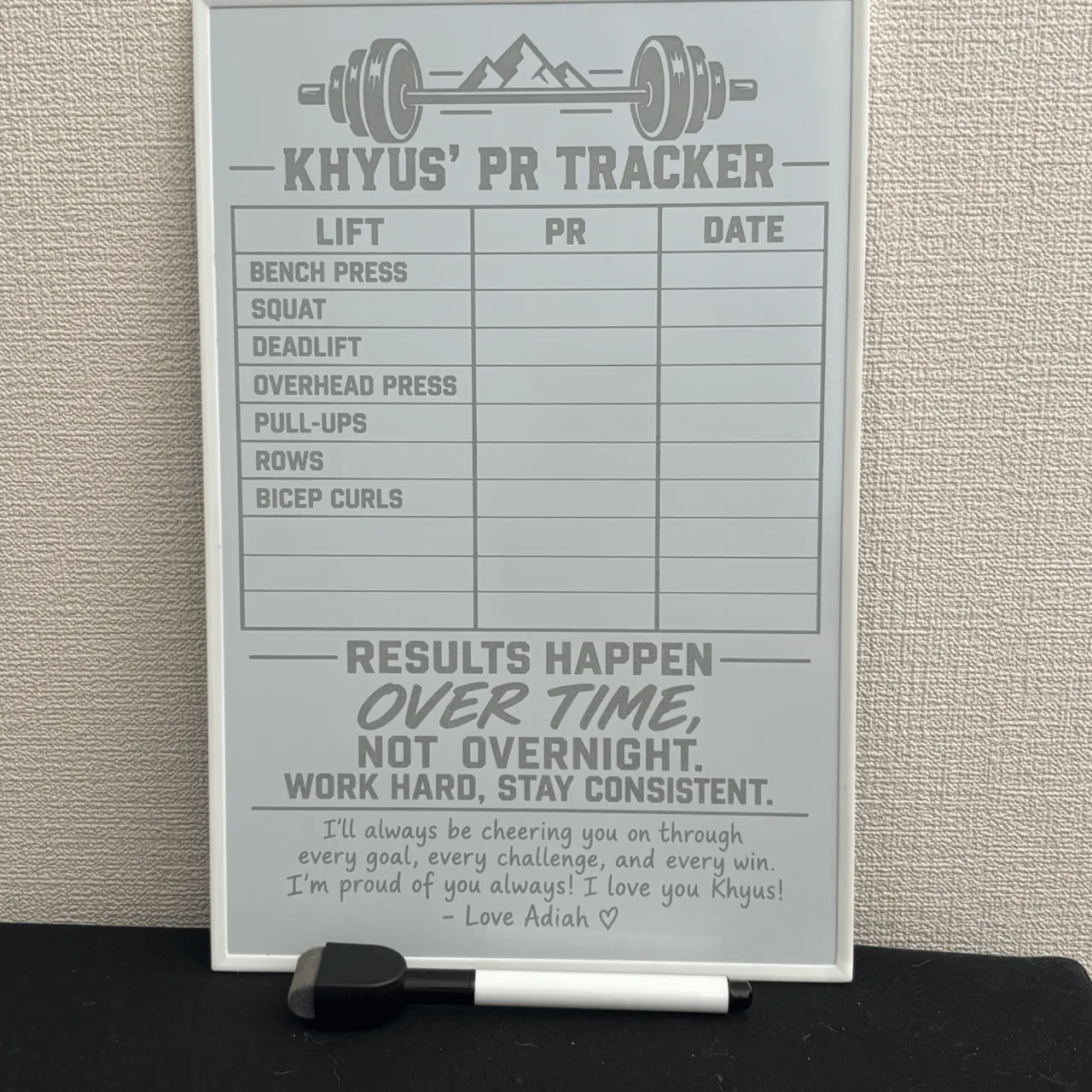 3mm Whiteboard DryErase test grid