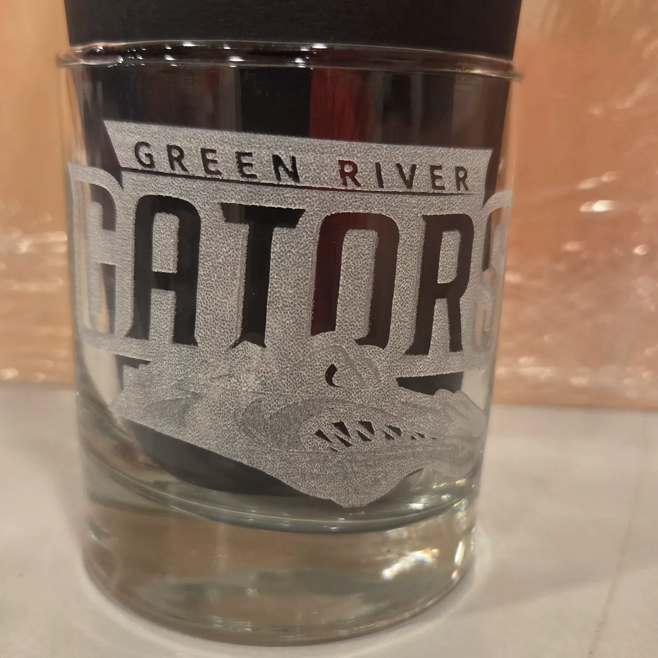 Round Soda-Lime Glass Cup 9.8oz (290ml) test grid