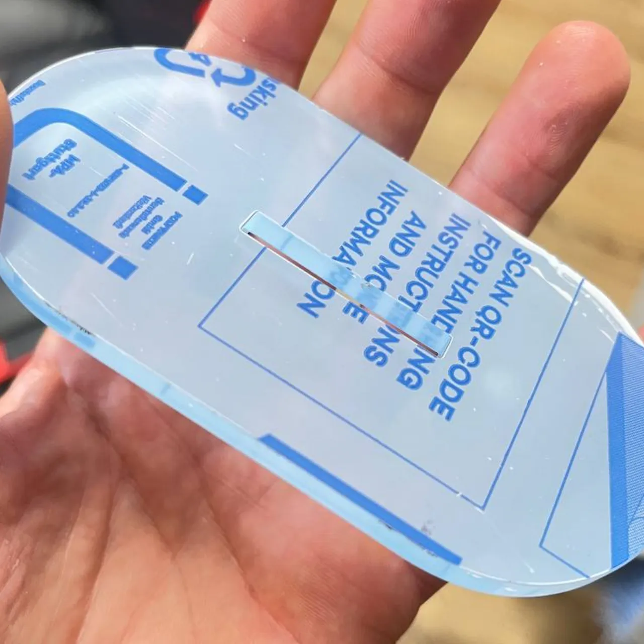 Acrylic transparent test grid