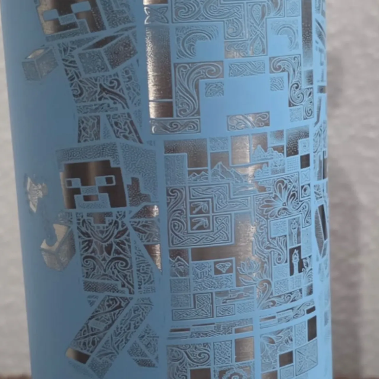 1/64"(0.2mm) Blue Coated Aluminum Alloy test grid