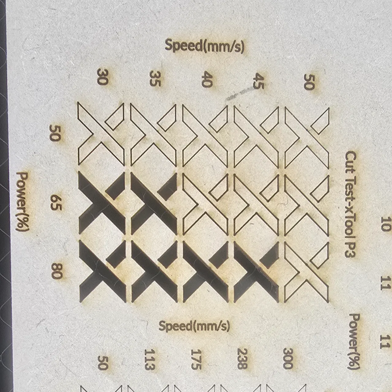 1/8"(3mm) MDF Board test grid