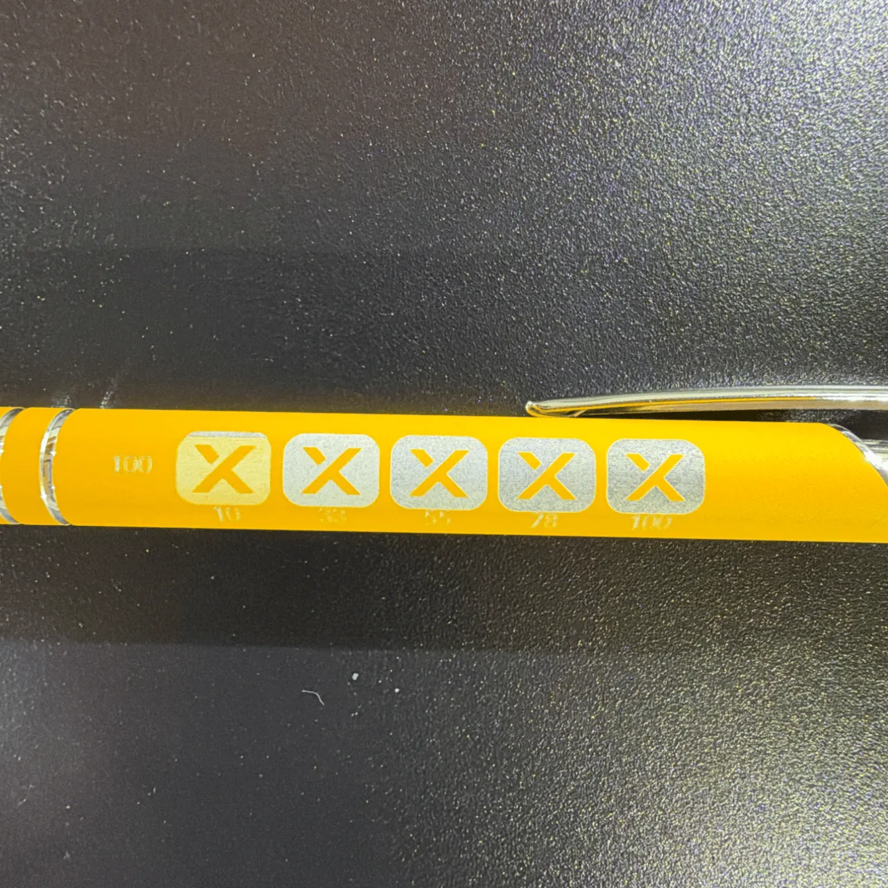 Metal Stylus Pen test grid