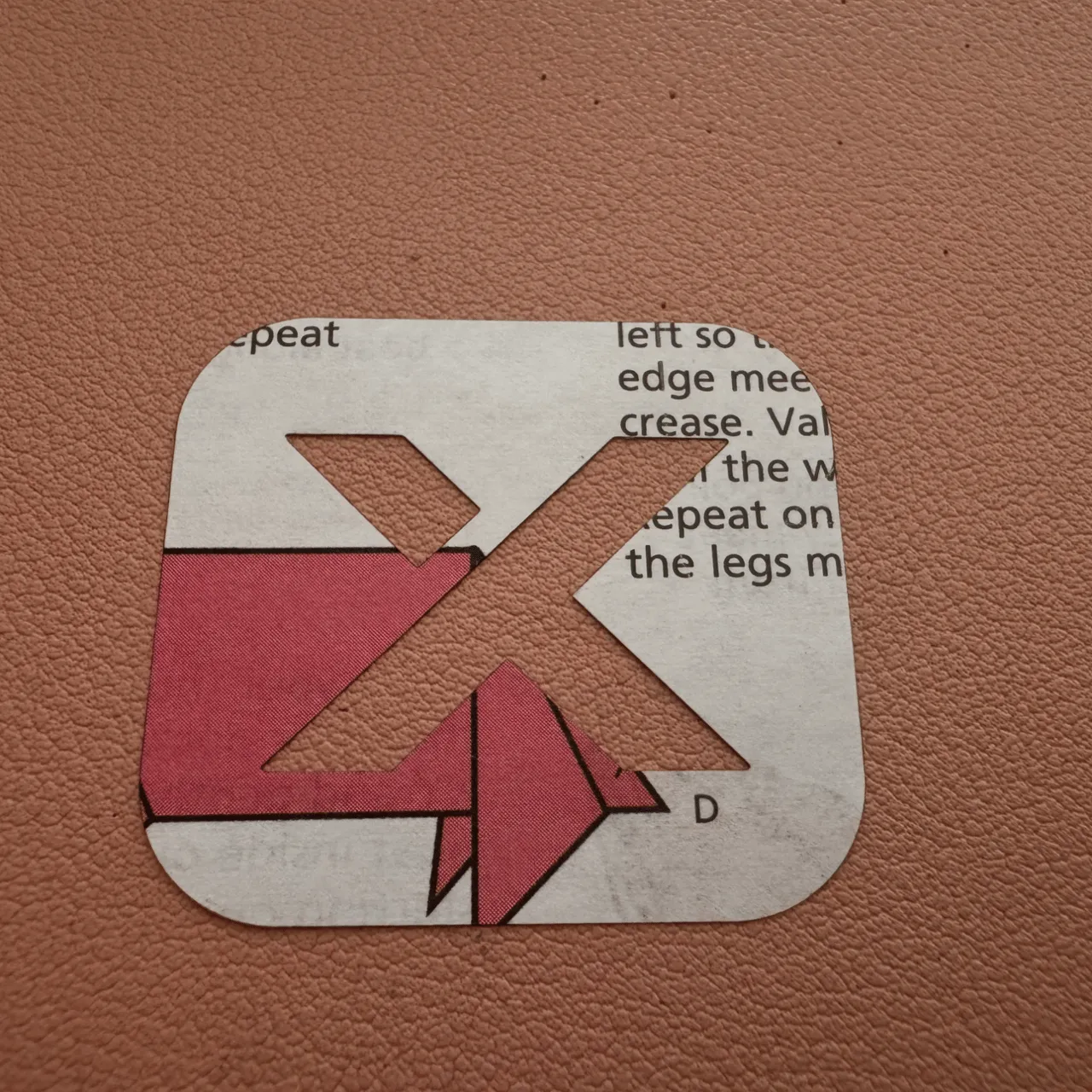 origami paper test grid