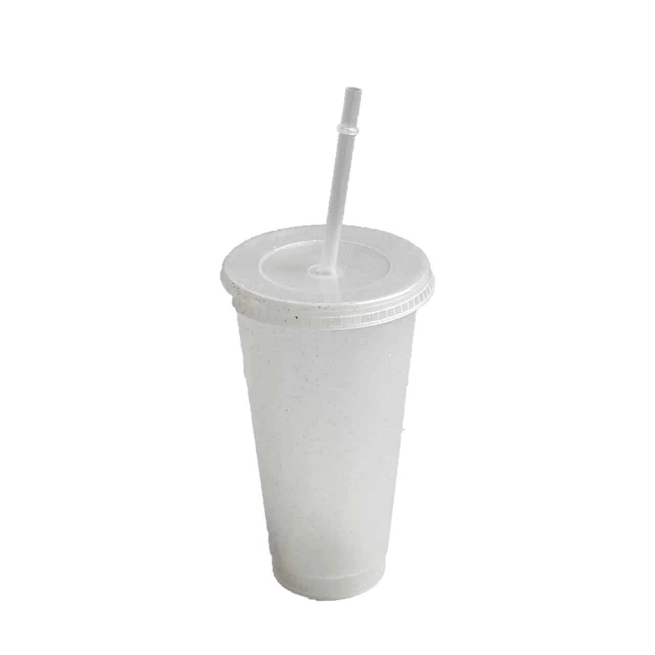 PP Glitter Transparent Water Cup 16oz (475ml)