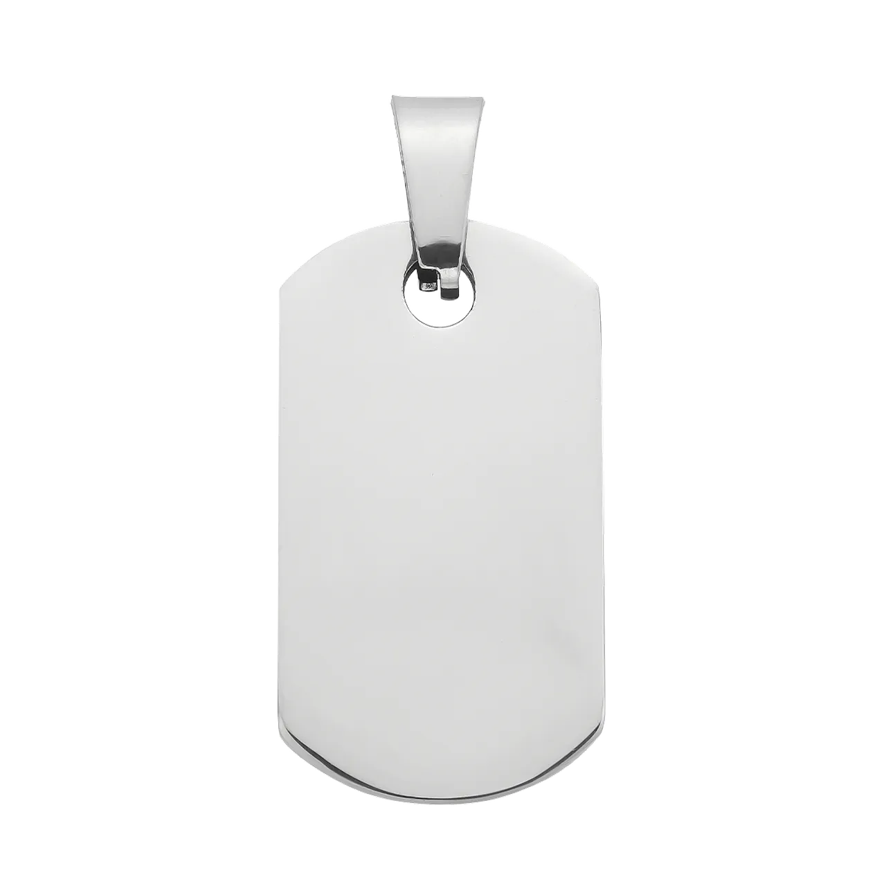 Stainless Steel Rounded Rectangle Pendant