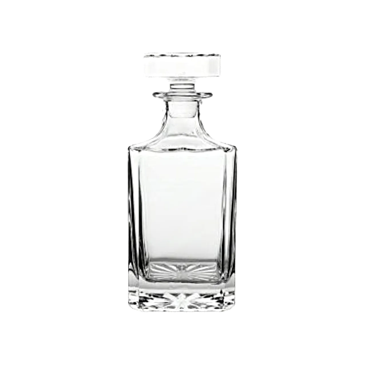 Soda-Lime Glass Whiskey Decanter 25oz