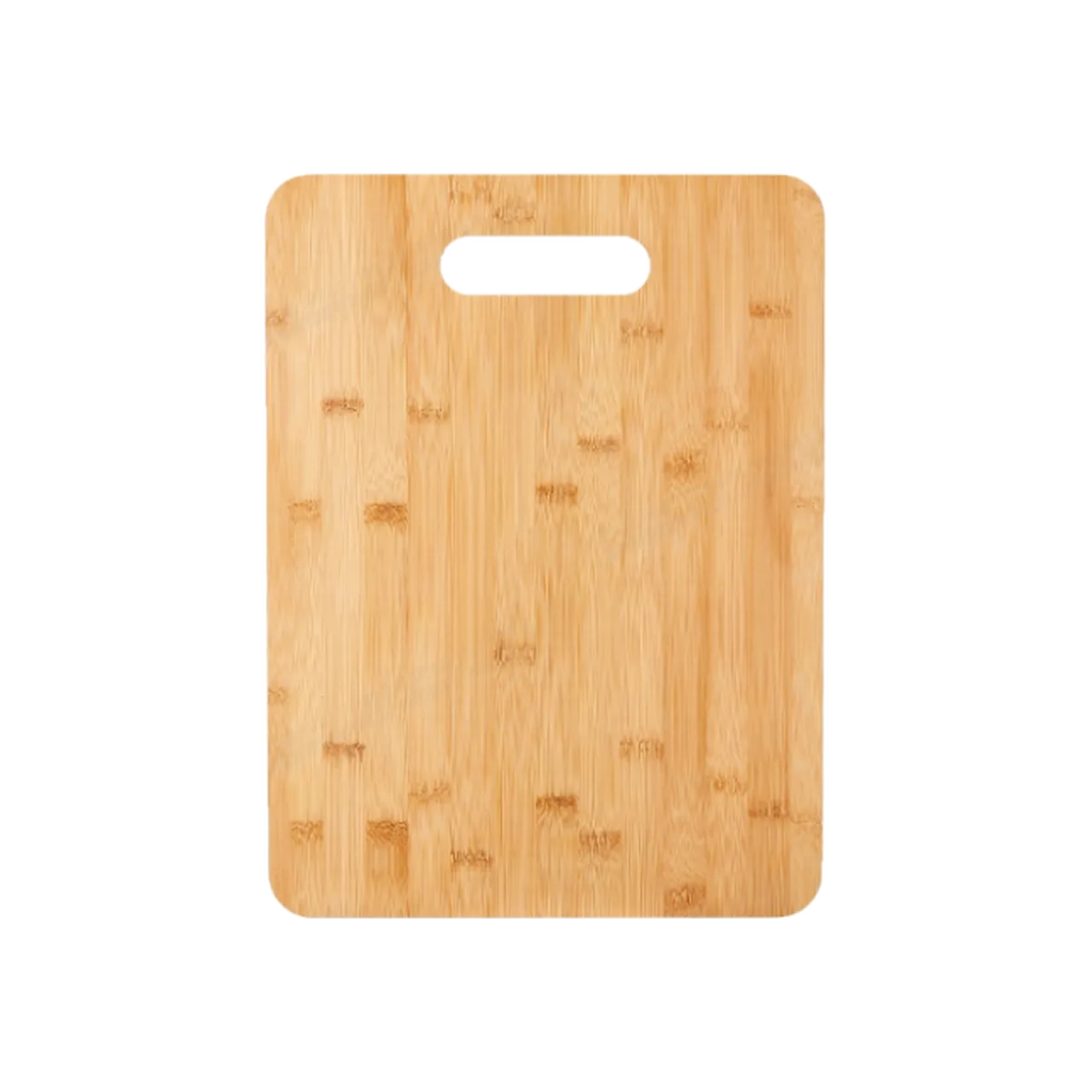 Bamboo Cutting Board with Cutout Handle