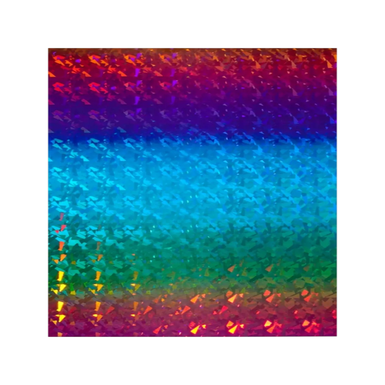 Heat Transfer Vinyl Holographic Rainbow Crystal