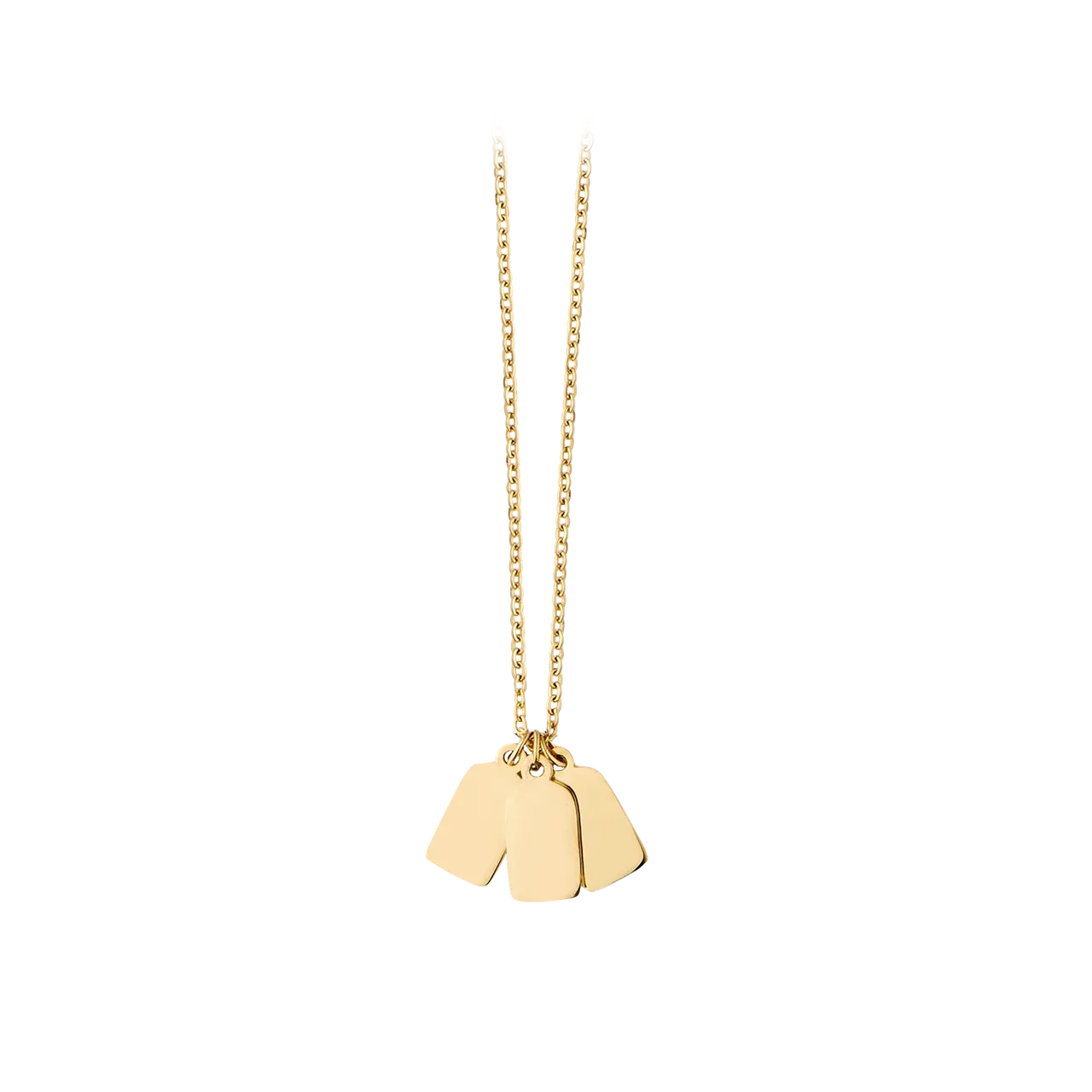 Gold Stainless Steel Bottle Necklace