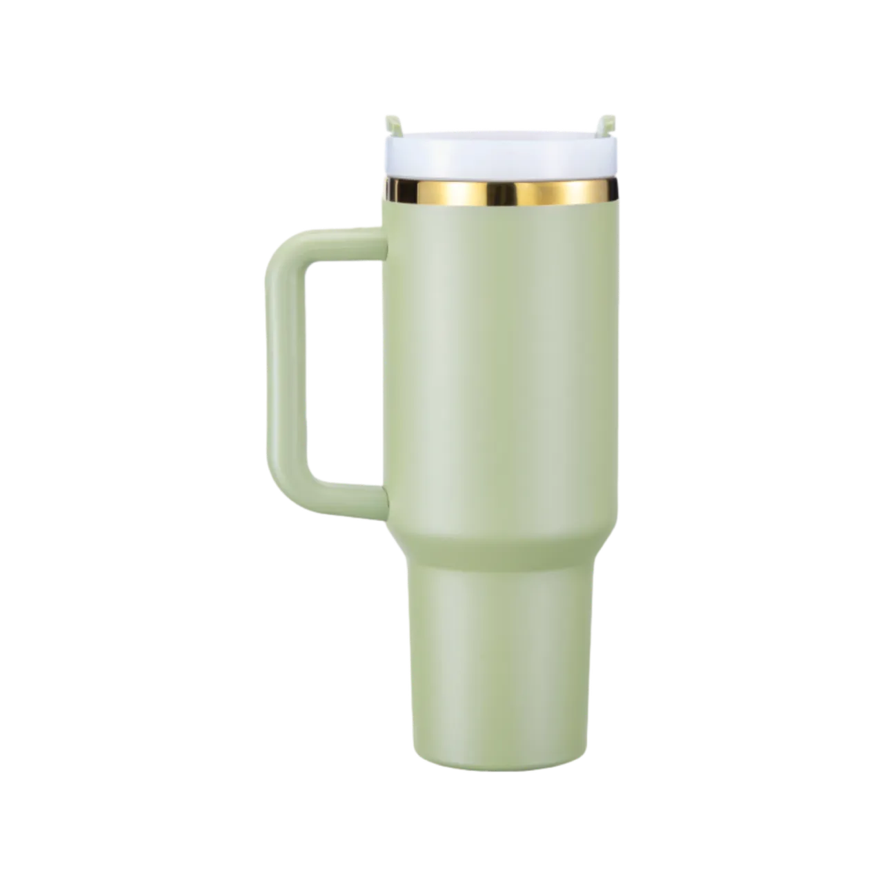 40oz(1183ml) Army Green to Gold Tumbler with Removable Handle