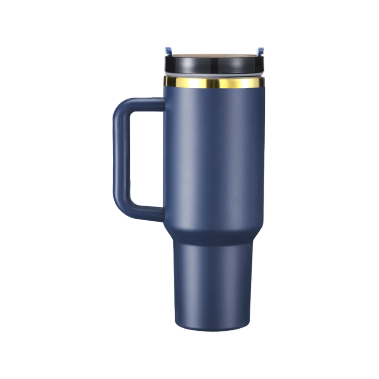 40oz(1183ml) Navy to Gold Tumbler with Removable Handle