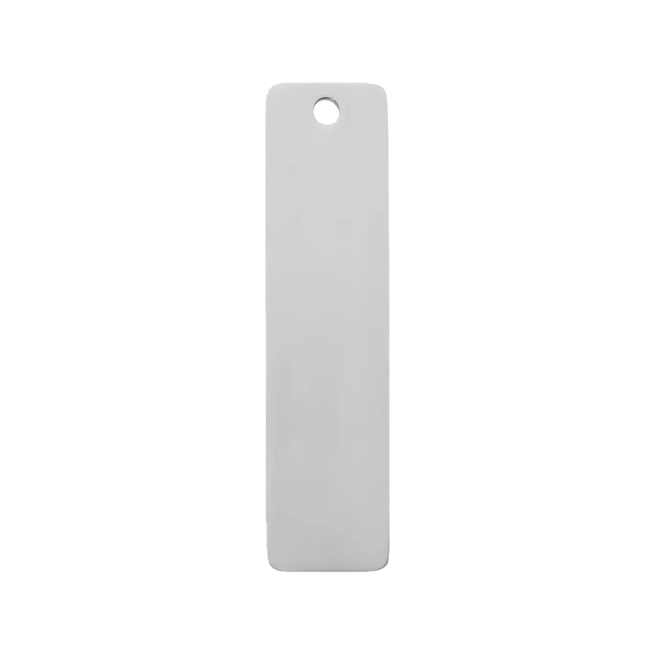Siliver Stainless Steel Rectangular Metal Tags 1.96"*0.47"(50*12mm)