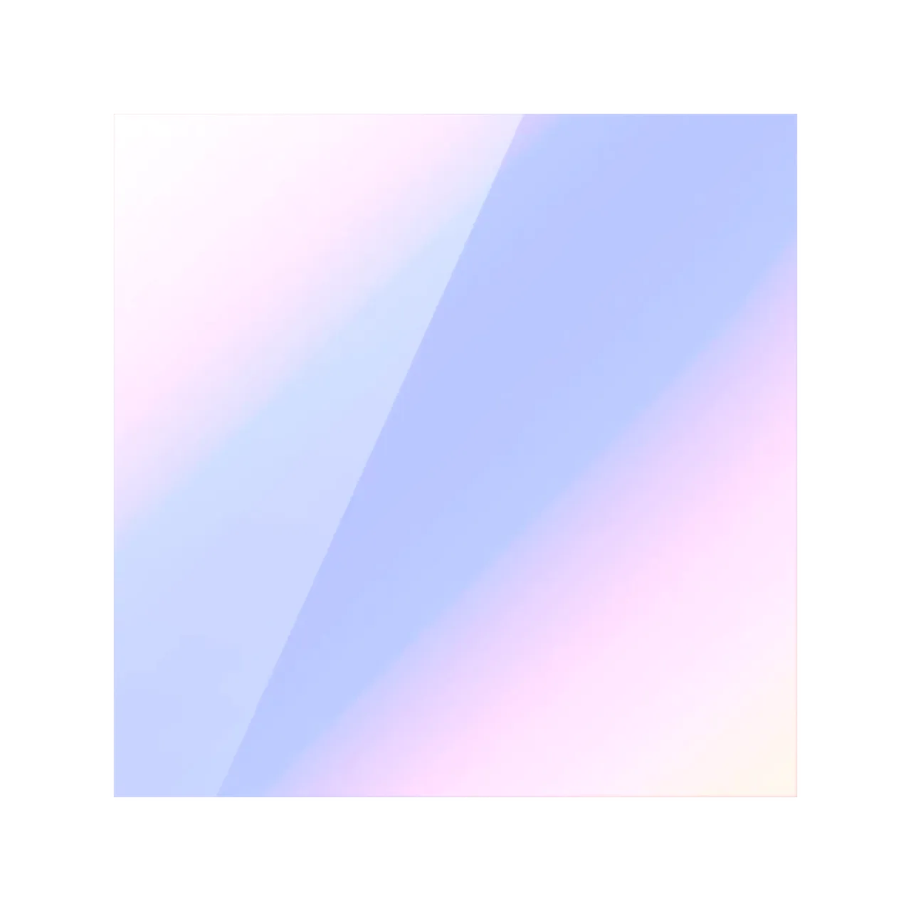 1/8"(3mm) Pink Iridescent to White Two-Tone Acrylic