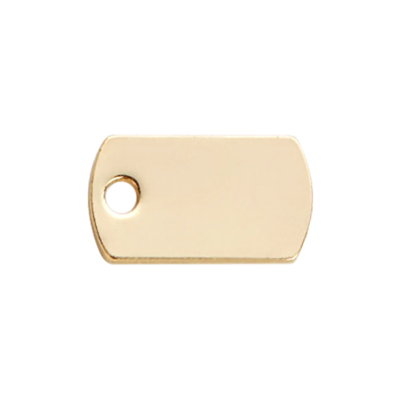 18K Gold Plated Rectangle Pendant