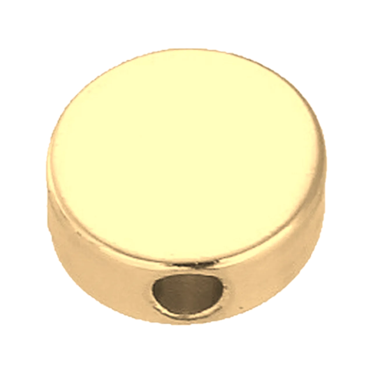 Gold Circle Beads