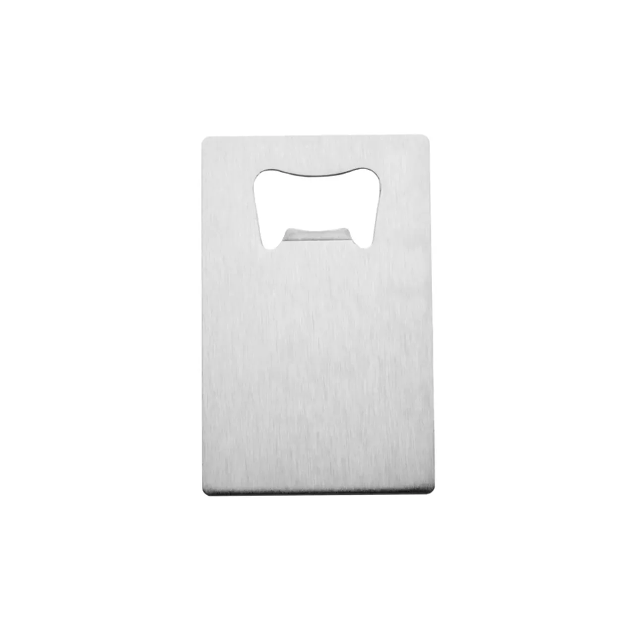 Credit Card Bottle Opener Silver