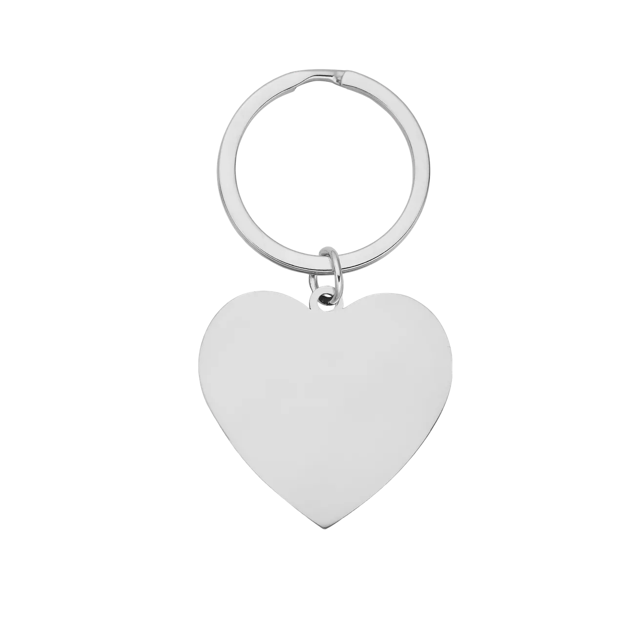 Stainless Steel Heart Keychain