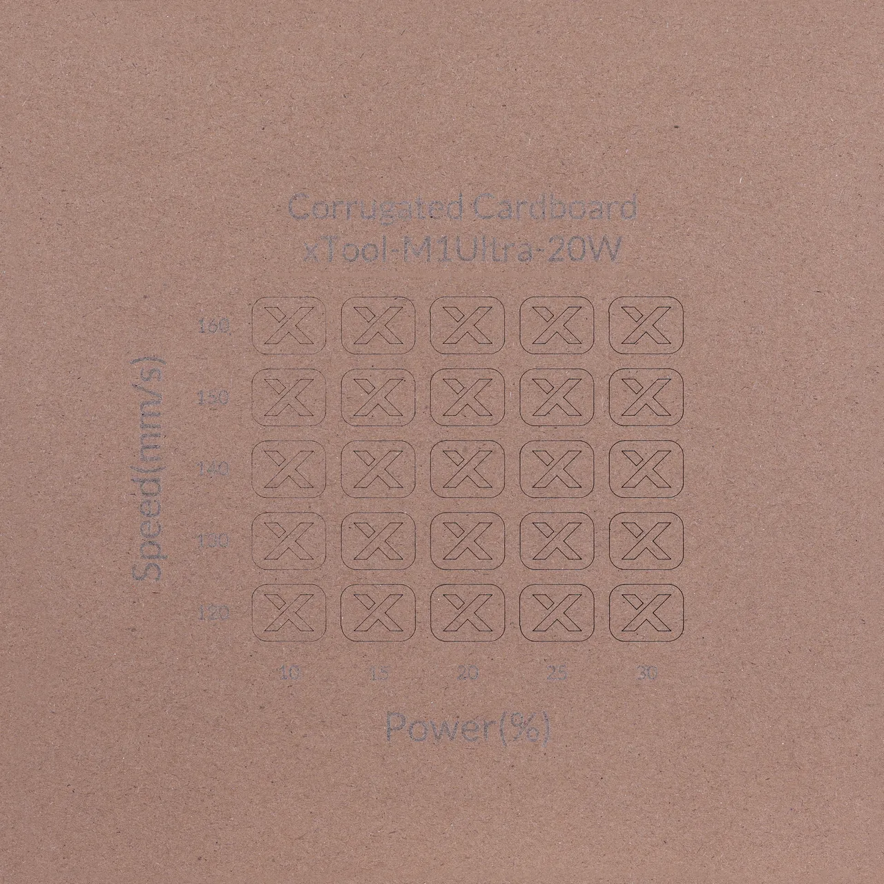 Corrugated Cardboard test grid