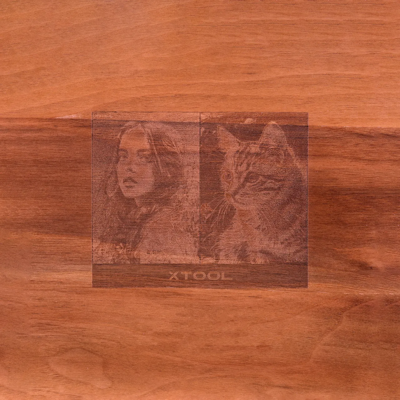 Walnut Wooden Business Card Holder test grid