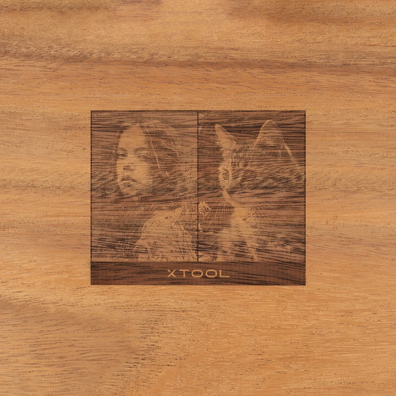 Wood Wax Oil Coated Light Walnut test grid