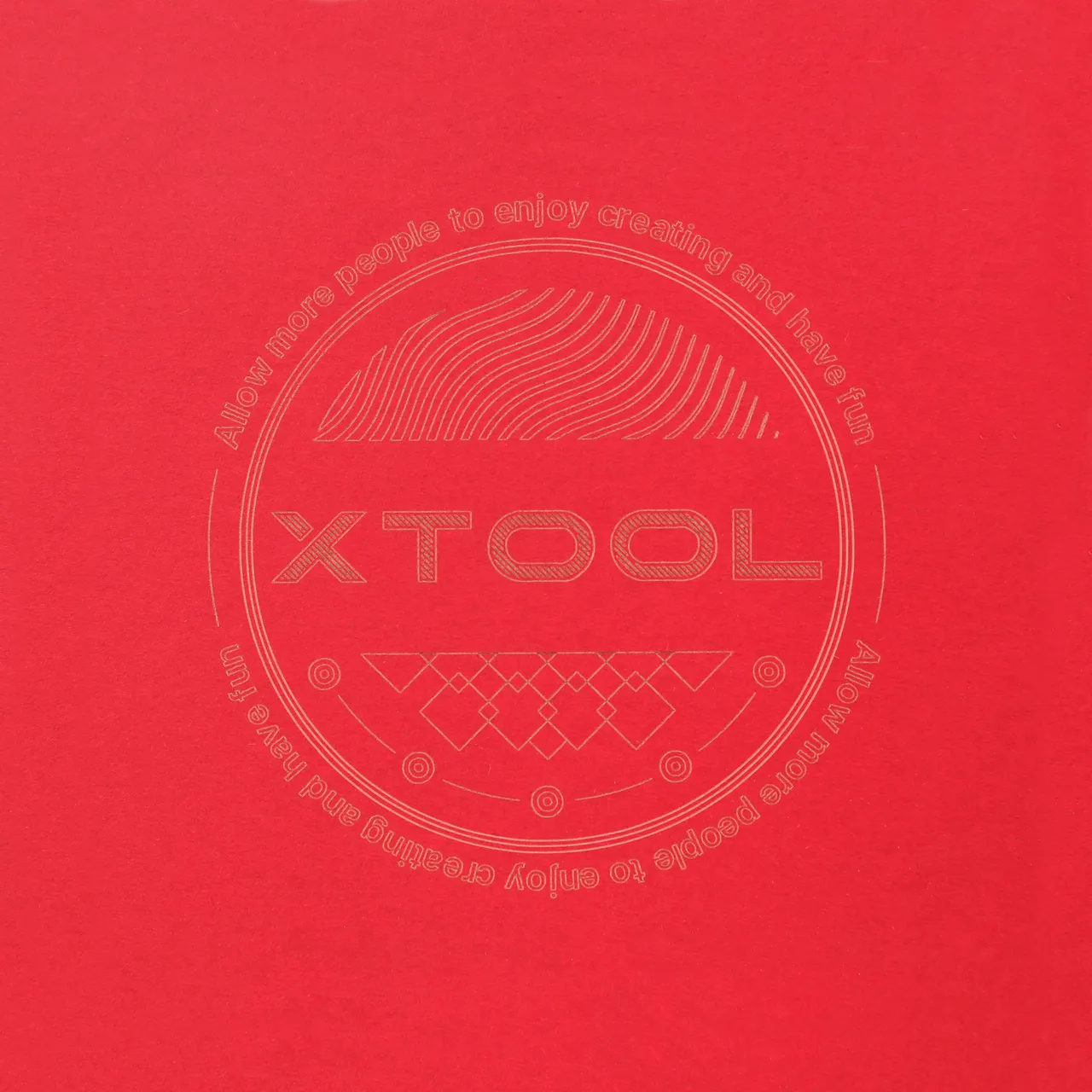 Red Cardstock-9oz(300g) test grid
