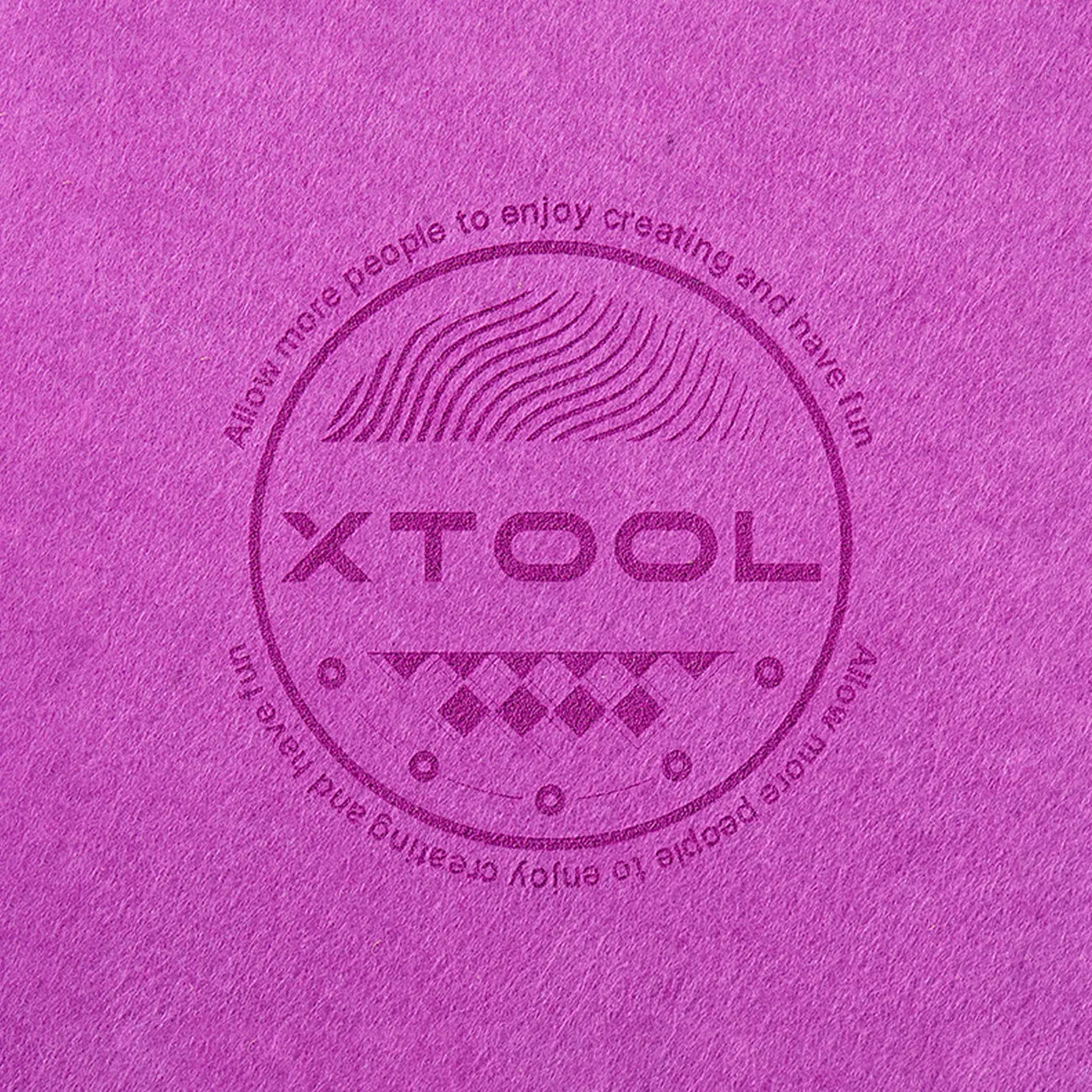 3/64"(1mm) Light Purple Felt test grid