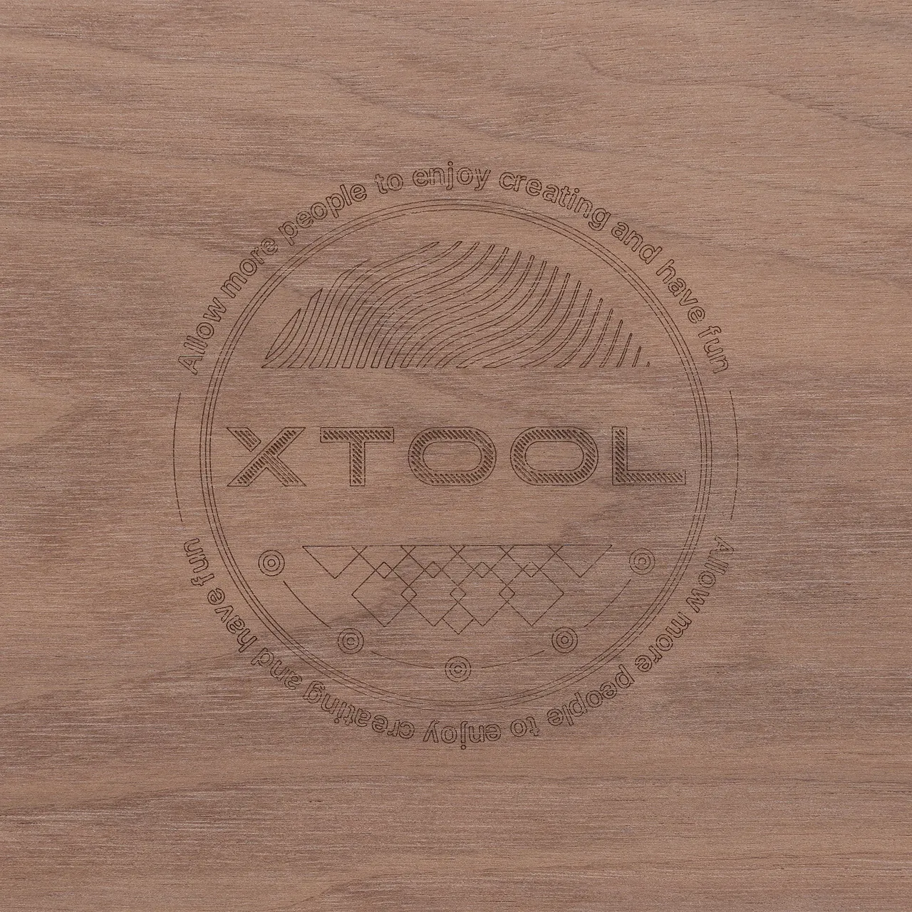 1/8"(3mm) Walnut Plywood test grid