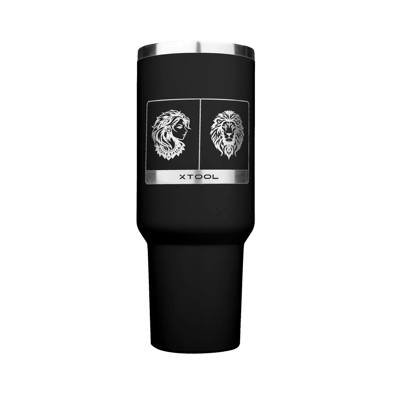 20oz(600ml) Black Tumbler kit with Handle test grid