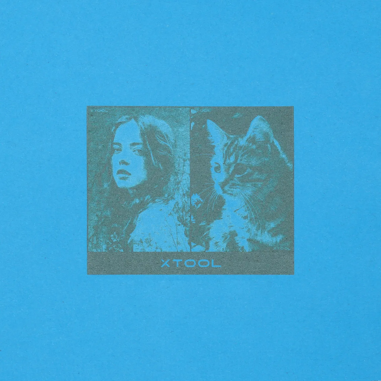 Blue Cardstock-9oz(300g) test grid
