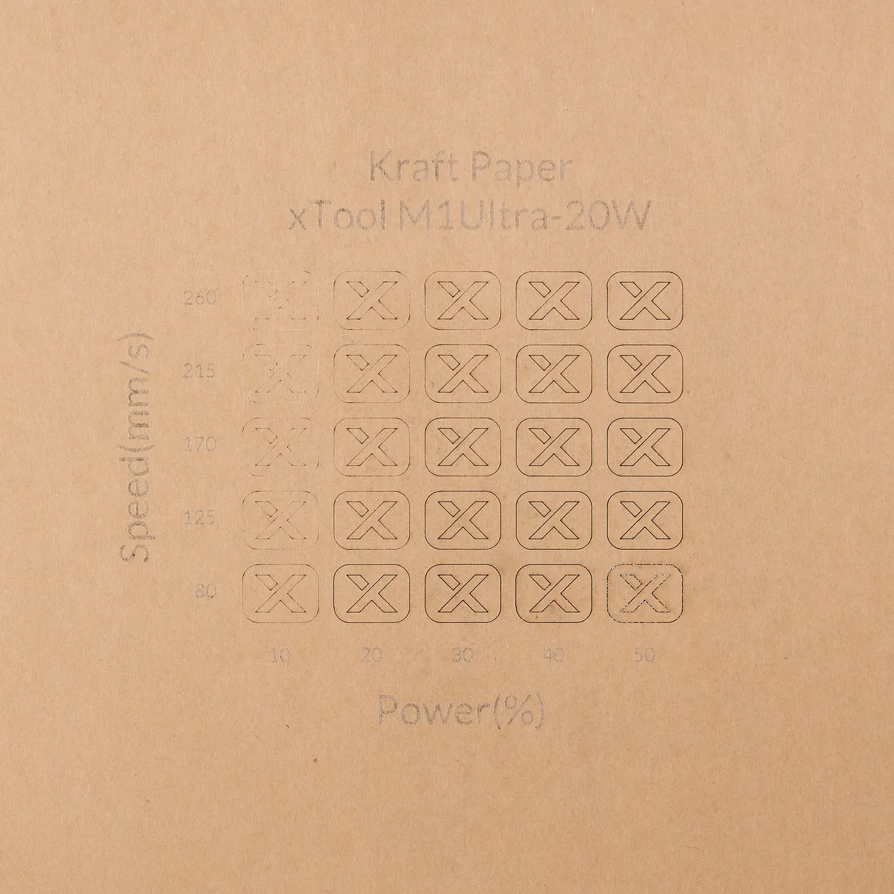Kraft Paper-9oz(300g) test grid