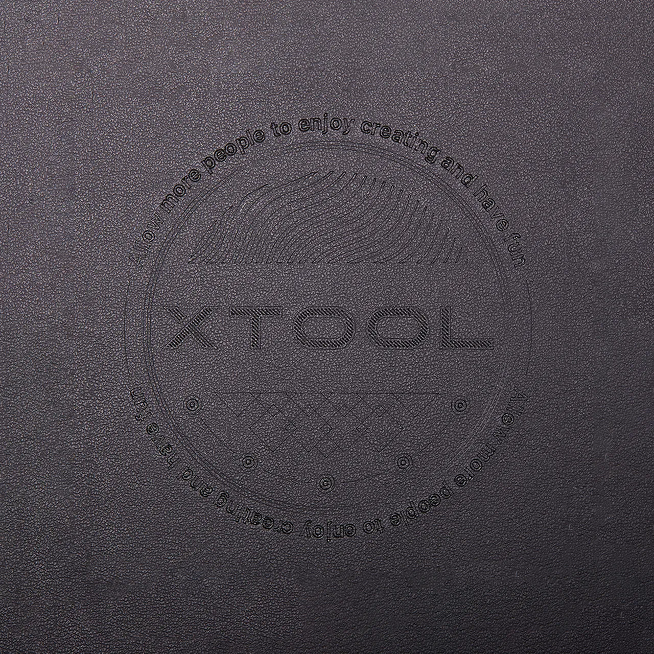 Black PU Leather test grid