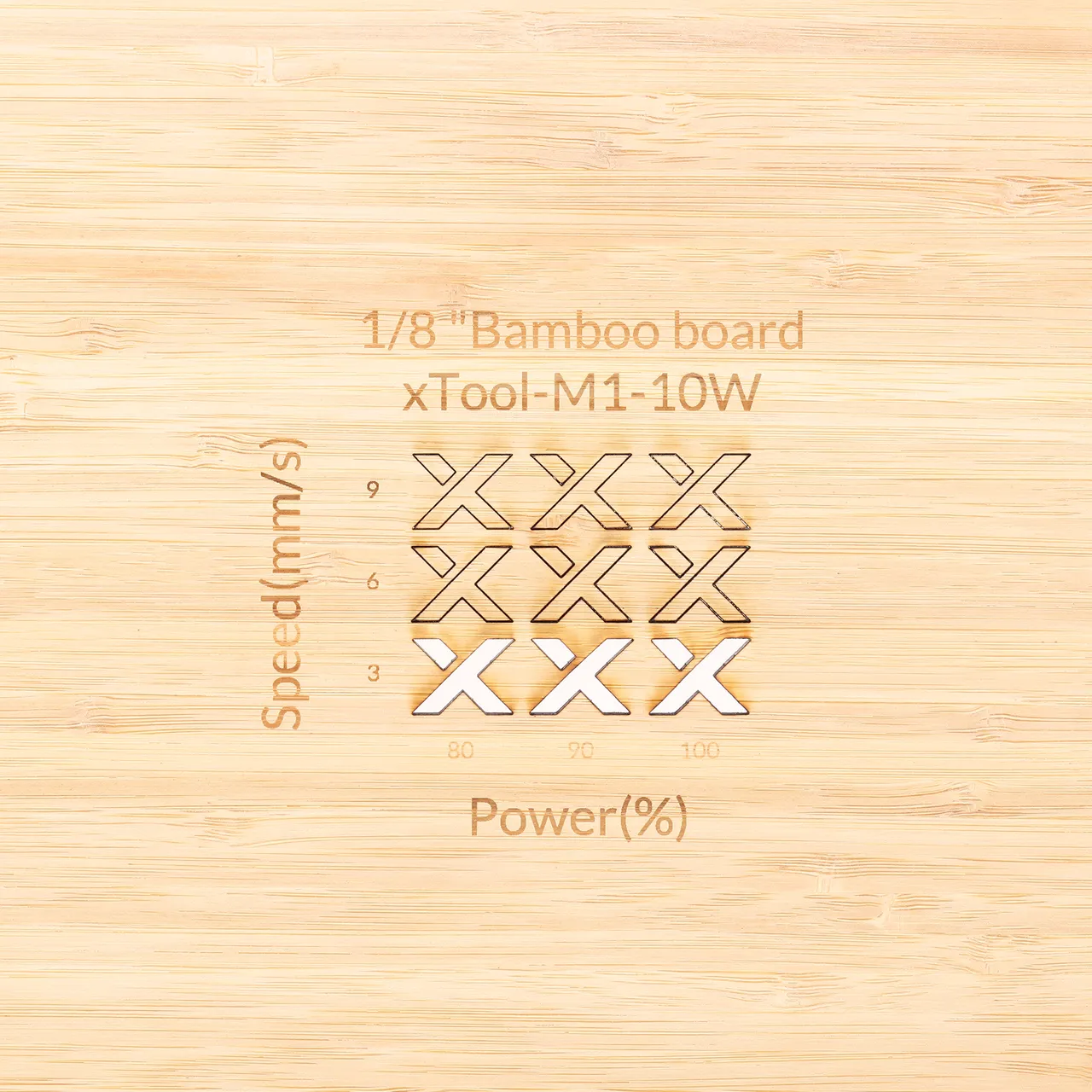 1/8"(3mm) Bamboo test grid