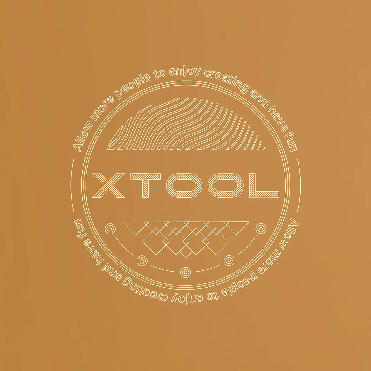 Yellow Anodized Aluminum Bone Dog Tag test grid
