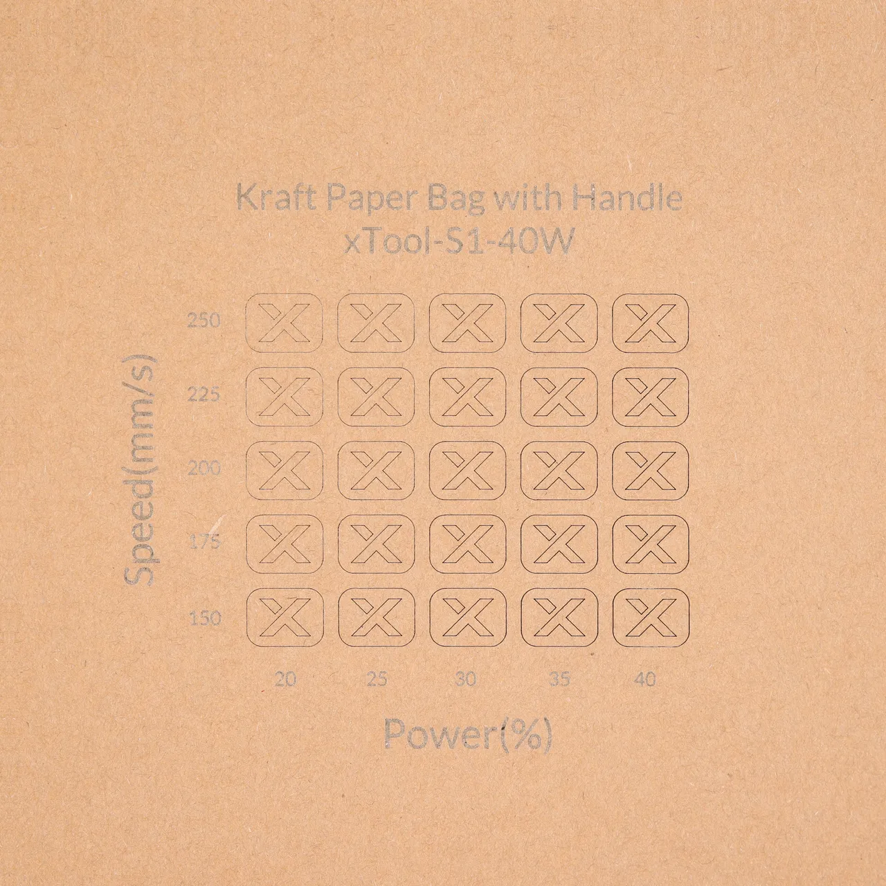 Kraft Paper-7oz(250g) test grid