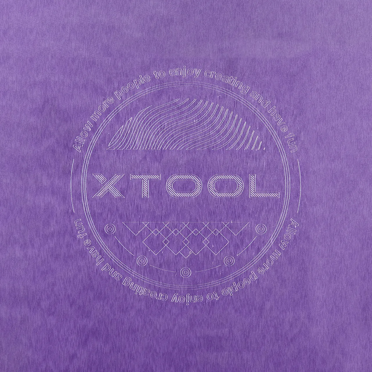 3/64"(1mm) Purple Anodized Aluminum test grid