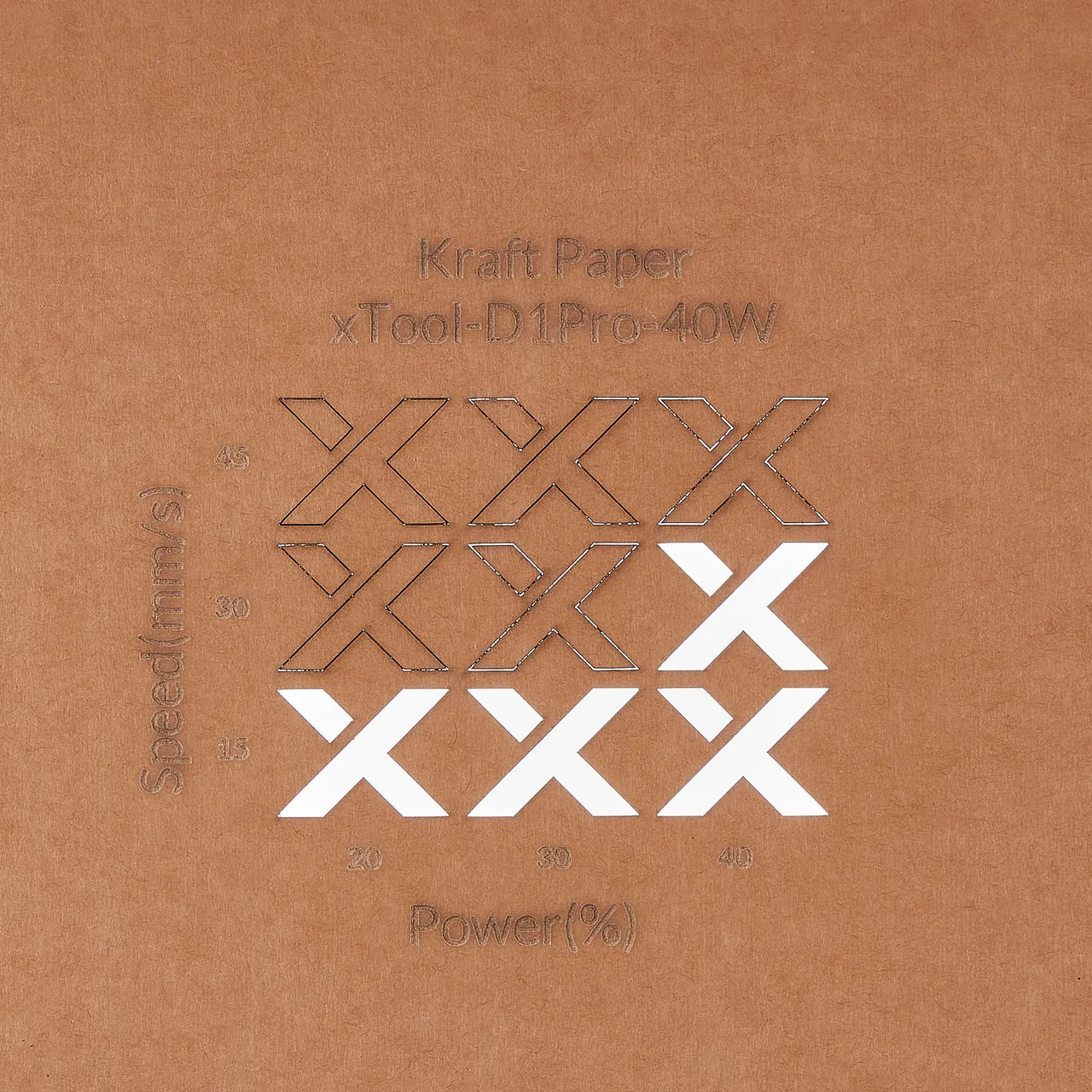 Kraft Paper-9oz(300g) test grid