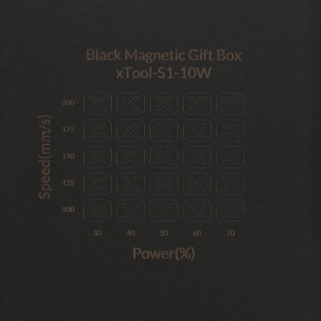 Grey Cardstock Mounted Black Kraft Paper-4.4oz(150g) test grid