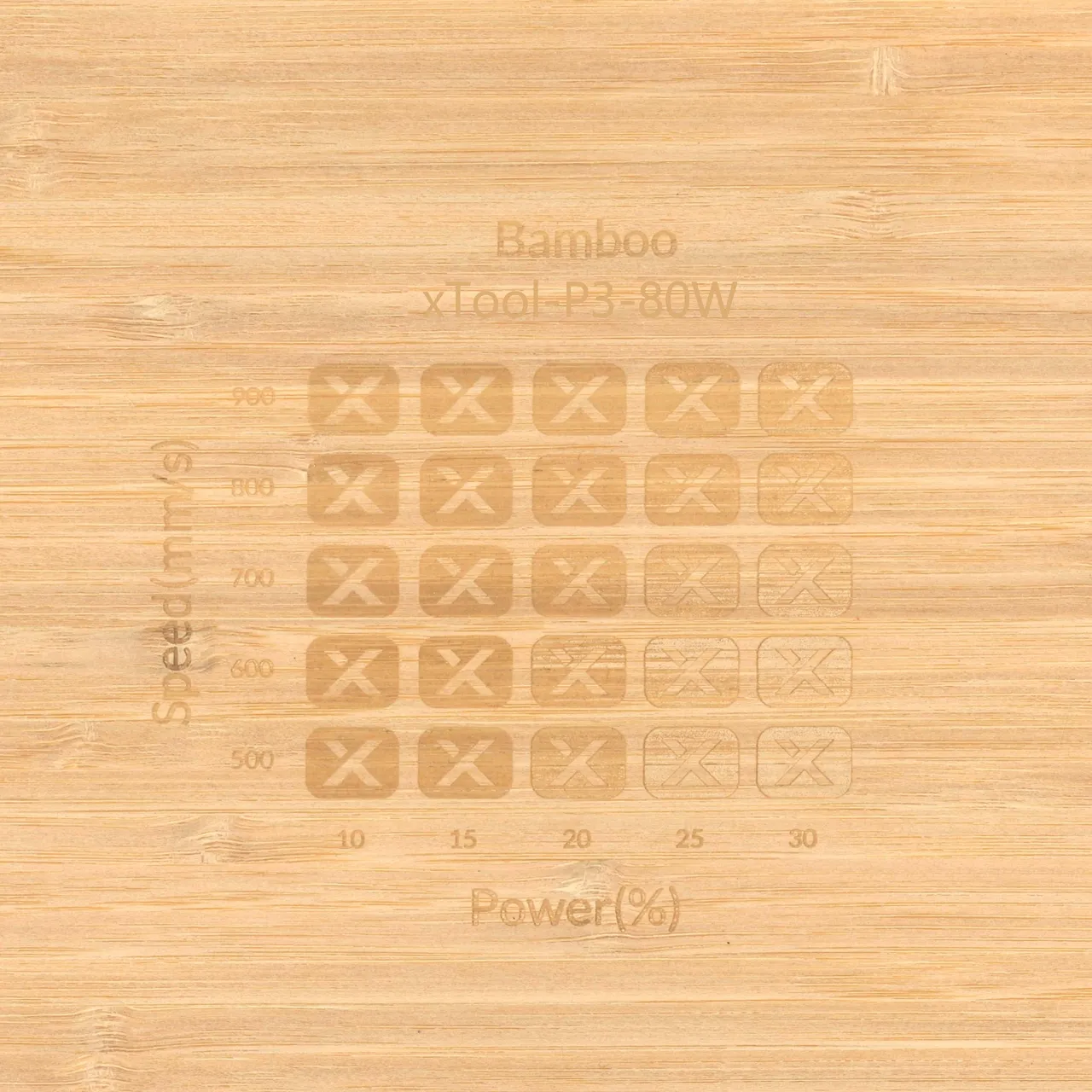 1/8"(3mm) Bamboo test grid