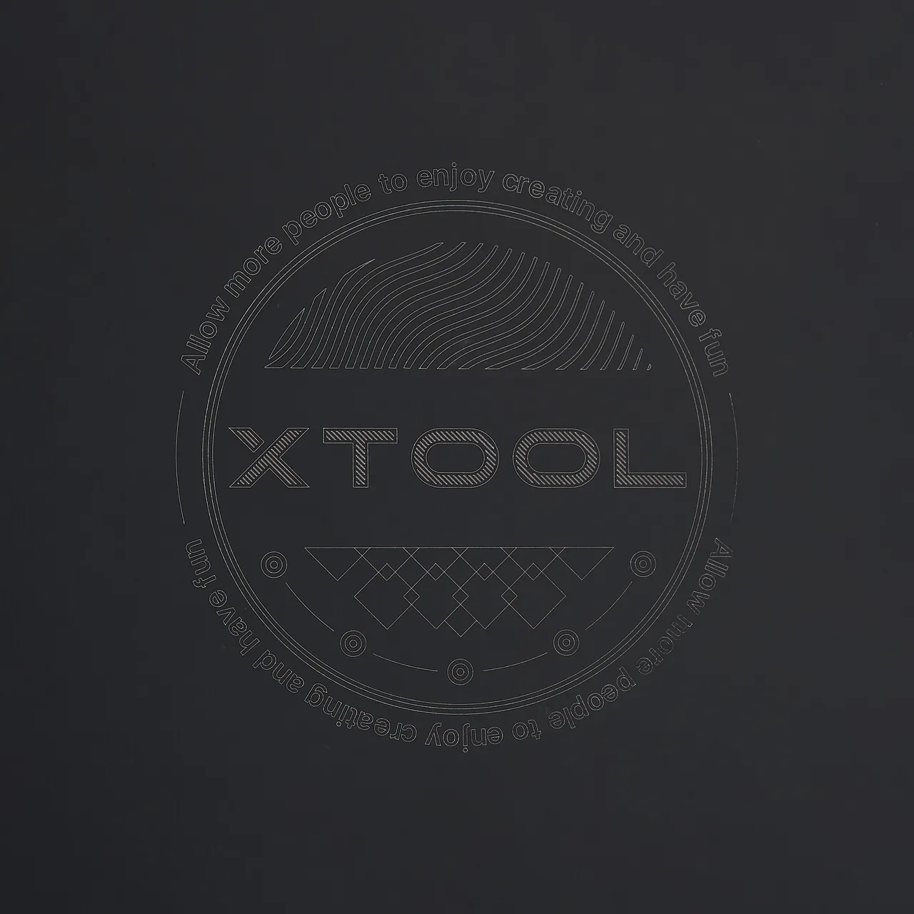 Black Anodized Aluminum Bone Dog Tag test grid