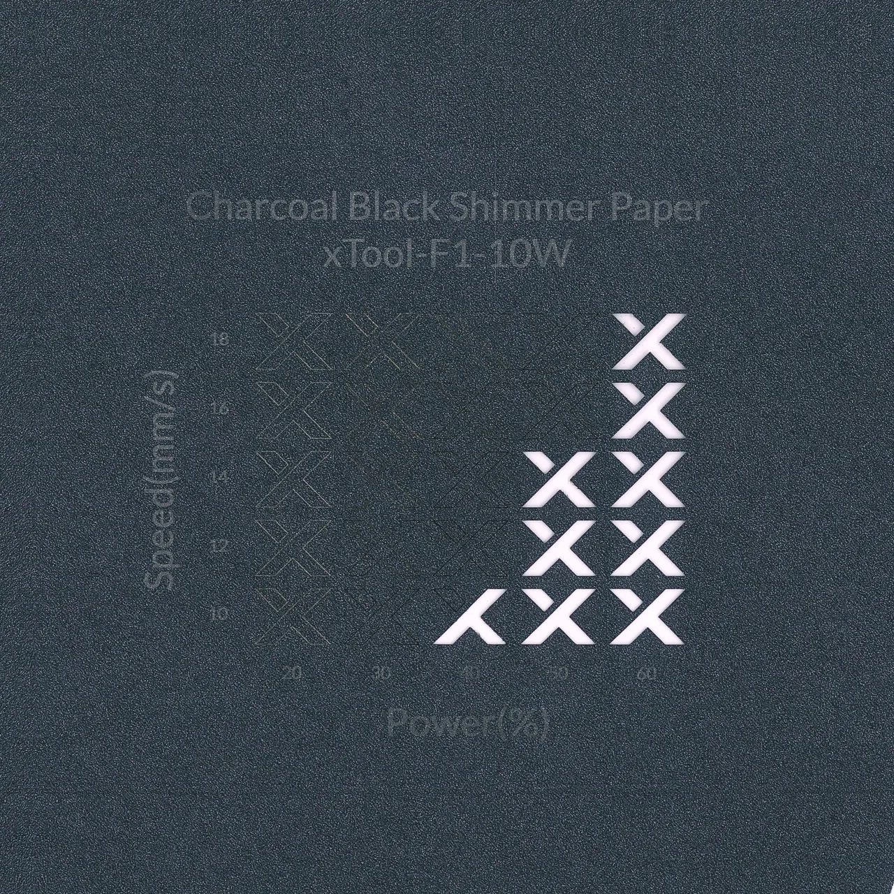 Charcoal Black Shimmer Paper-7oz(250g) test grid