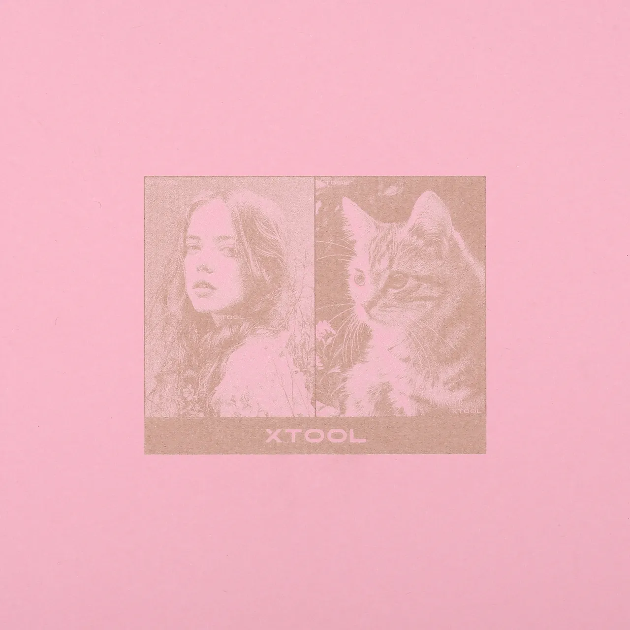 Pink Cardstock-9oz(300g) test grid