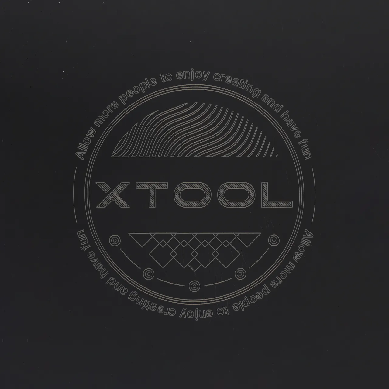 Brushed Black Metal Bookmark test grid