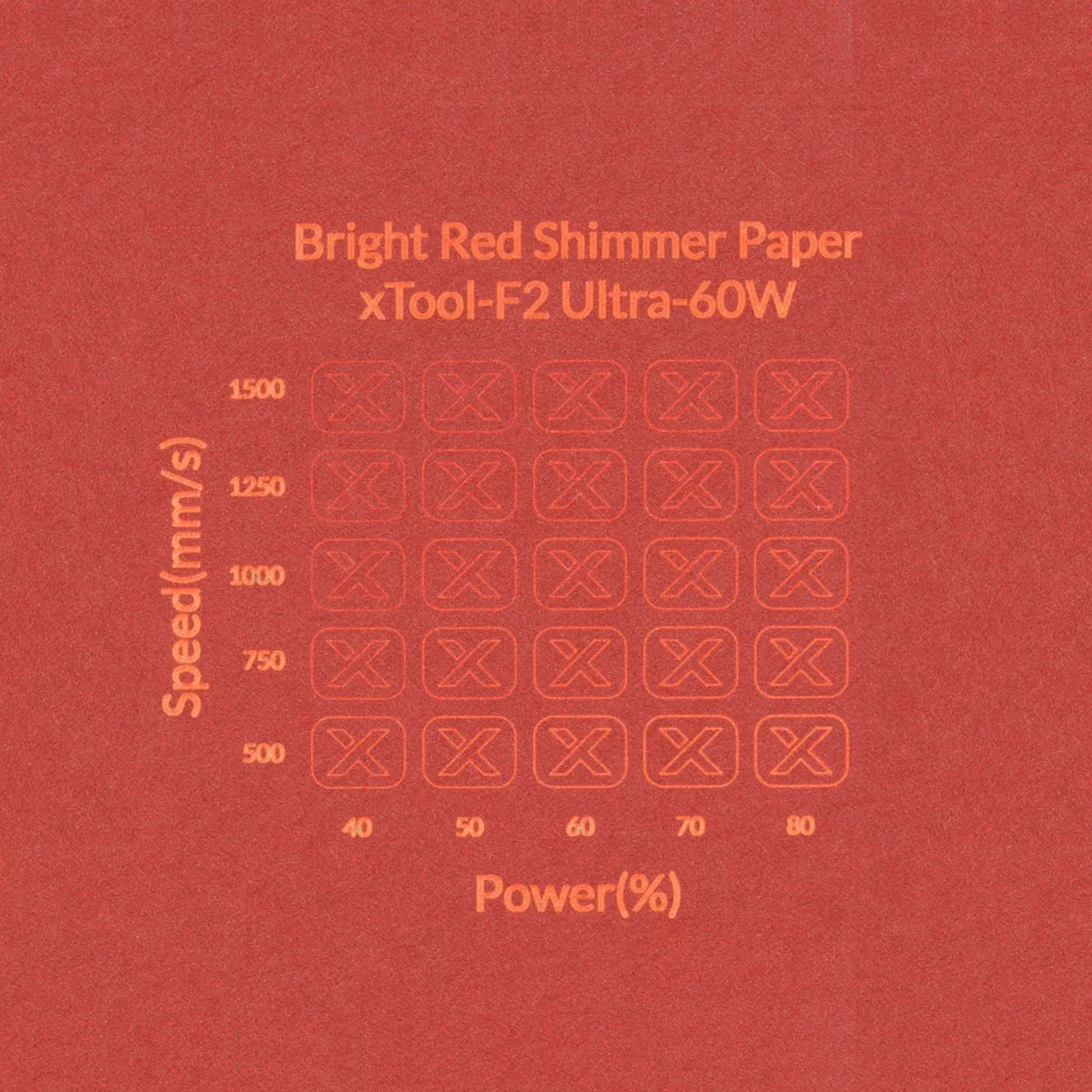 Bright Red Gift Card Envelope test grid
