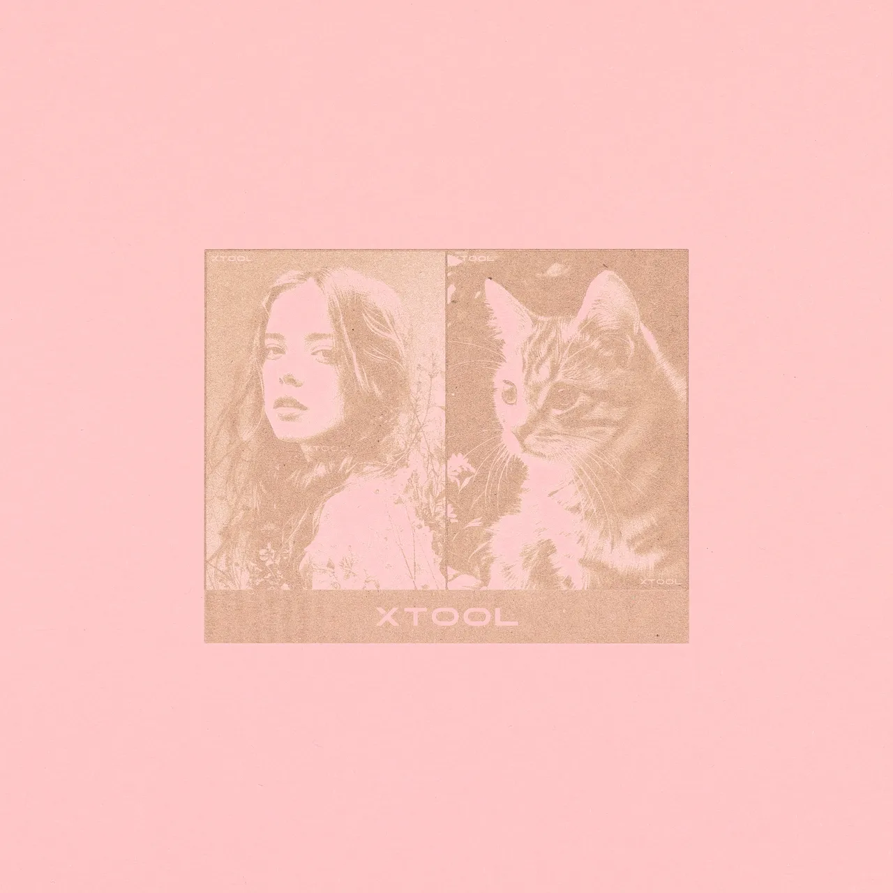 Pink Cardstock-9oz(300g) test grid