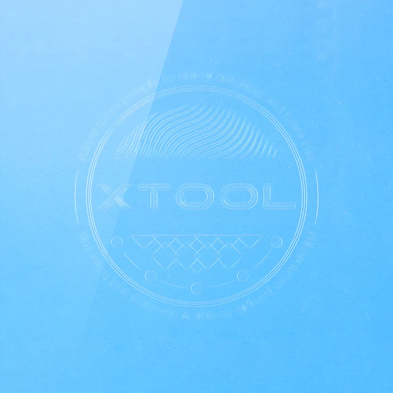 1/64"(0.2mm) Blue Coated Aluminum Alloy test grid