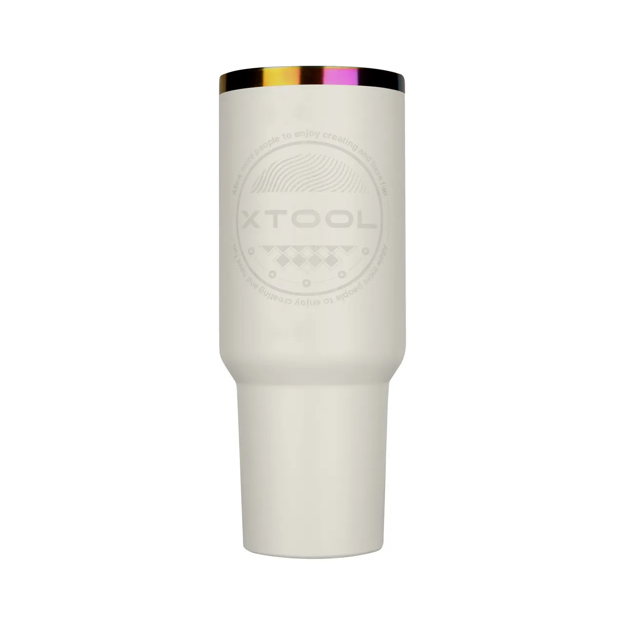12oz(355ml) White to Iridescent Slim Can Cooler test grid